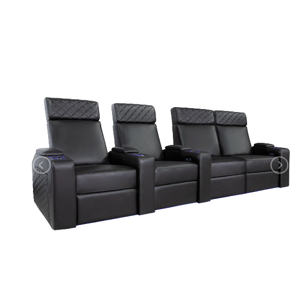 Valencia Zurich Home Theater Seating Row of 4