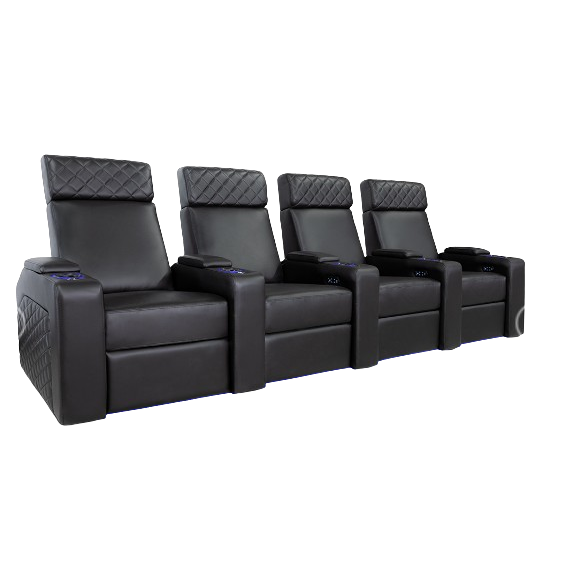 Valencia Zurich Home Theater Seating Row of 4