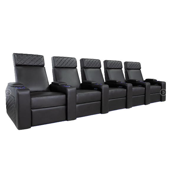 Valencia Zurich Home Theater Seating Row of 5