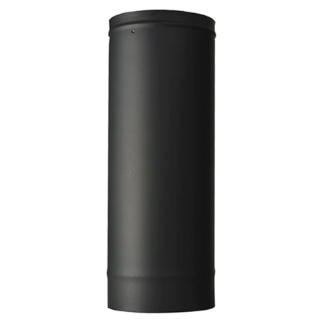 Ventis 6'' Diameter Single-Wall Small Telescoping Black Stove Pipe VSB06ST
