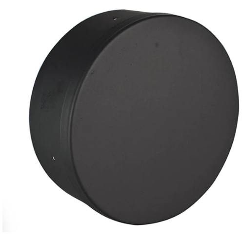 Ventis 6" Tee Cap for Single-Wall Black Stove Pipe VSB06TC