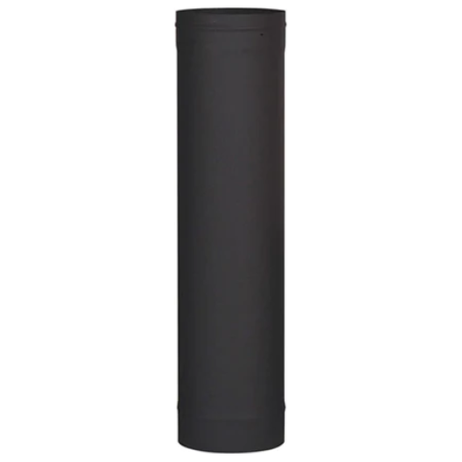 Ventis 6'' x 6'' Single-Wall Black Stove Pipe VSB0606