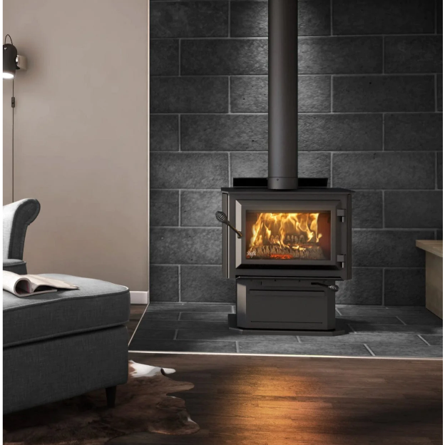 Ventis HES350 Extra Large Wood Stove on Pedestal - VB00020