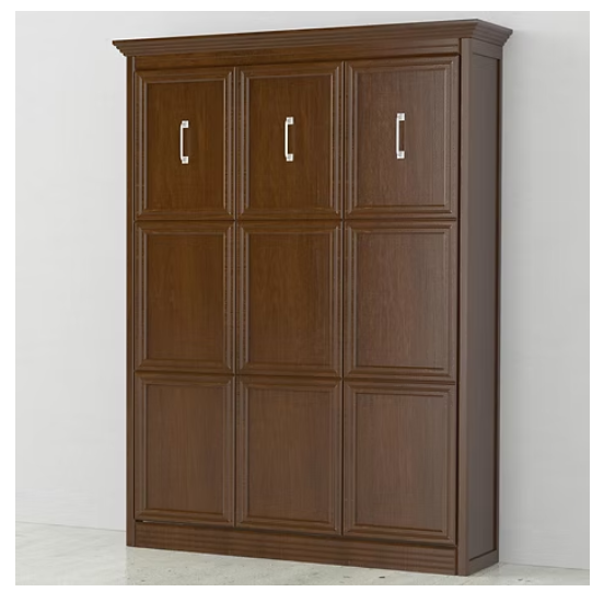 Murphy Bed, Queen Size, Walnut | Leto Muro