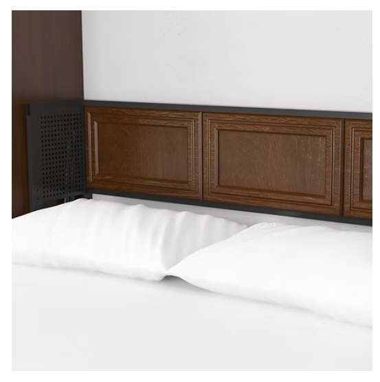Murphy Bed, Queen Size, Walnut | Leto Muro