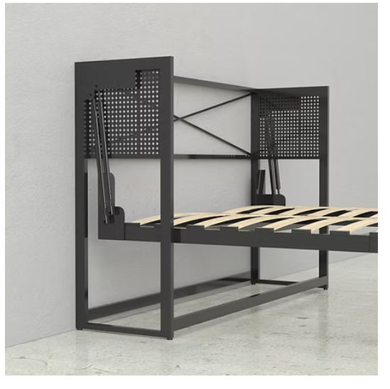 Murphy Bed, Queen Size, Walnut | Leto Muro