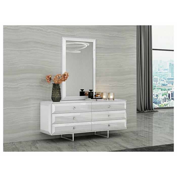 Whiteline Modern Living - Abrazo Double Dresser DR1356D-WHT