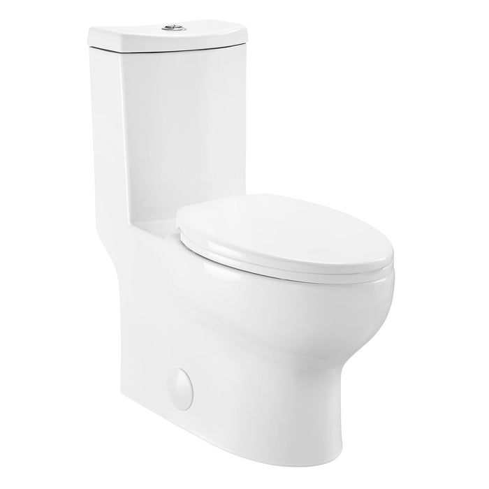 Swiss Madison Plaisir One-Piece Elongated Toilet Dual-Flush 1.1/1.6 gpf - SM-1T119