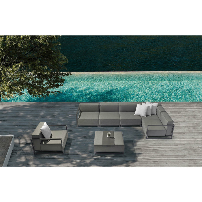 Whiteline Modern Living - Sensation Indoor Outdoor Modular MA1701-GRY