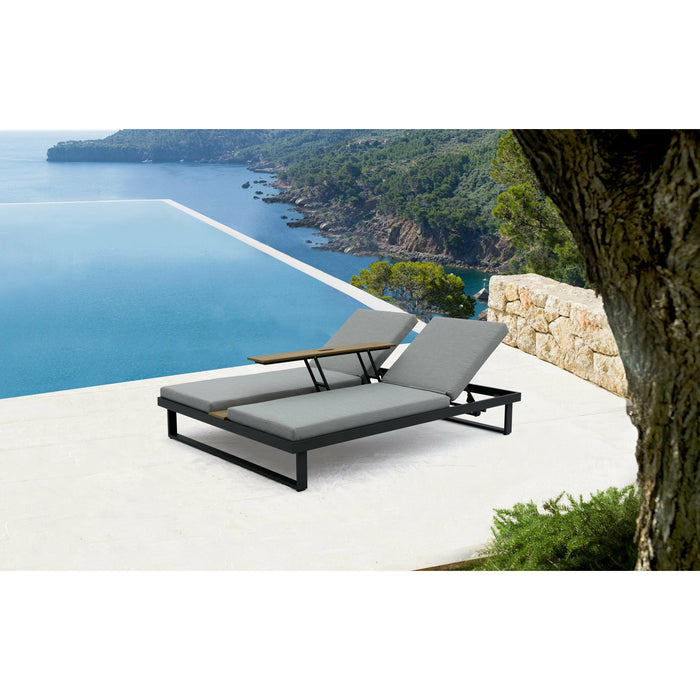 Whiteline Modern Living - Sandy Double Lounge Chair CL1572-GRY