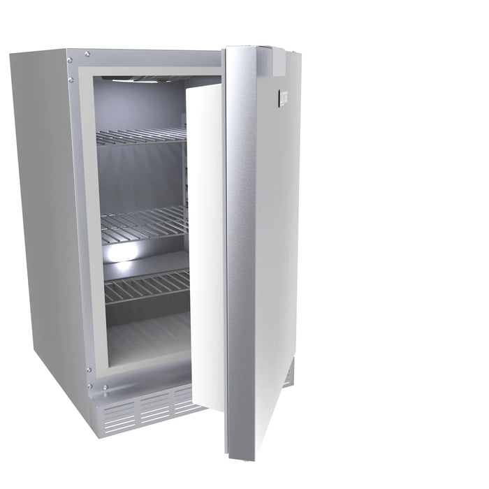 Sunstone 21" 304 Stainless Steel Outdoor Rated Refrigerator SAPFR21PRO