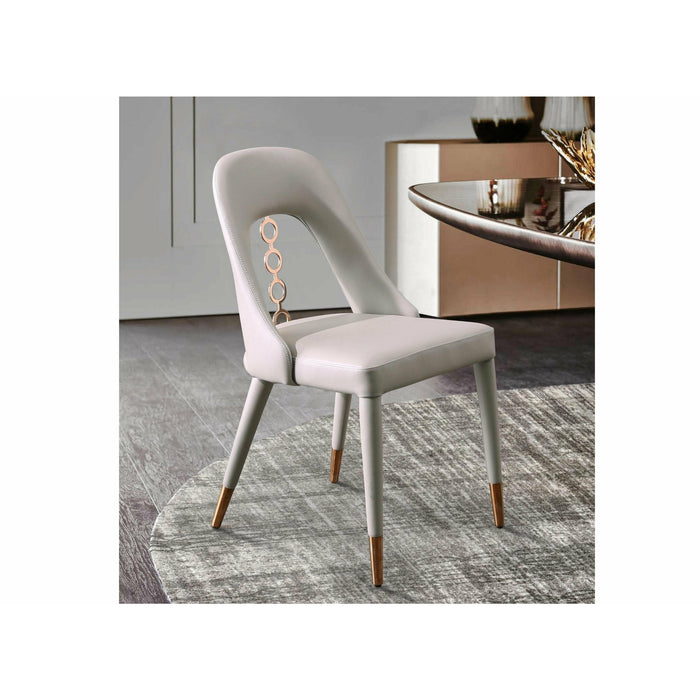 Whiteline Modern Living - Liza Dining Chair DC1710P-LGRY