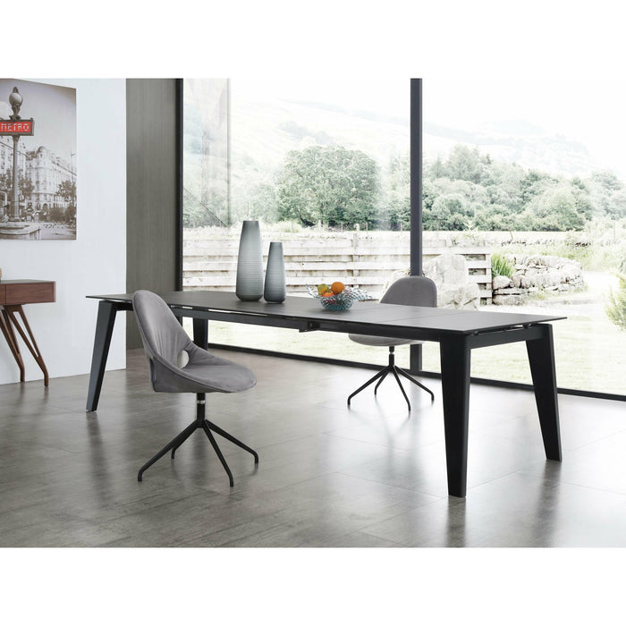 Whiteline Modern Living - Theo Extendable Dining Table DT1718-BLK