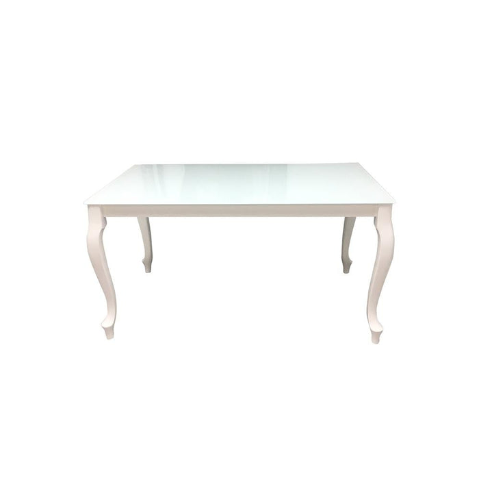 Maxima House Retro Glass Top Dining Table DT0014