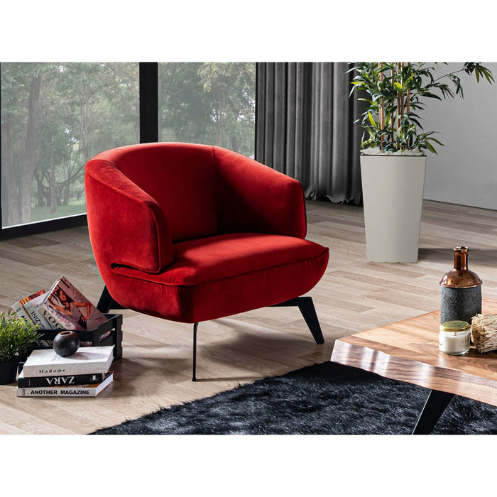 Whiteline Modern Living - Mersin Accent Chair CH1756F-RED