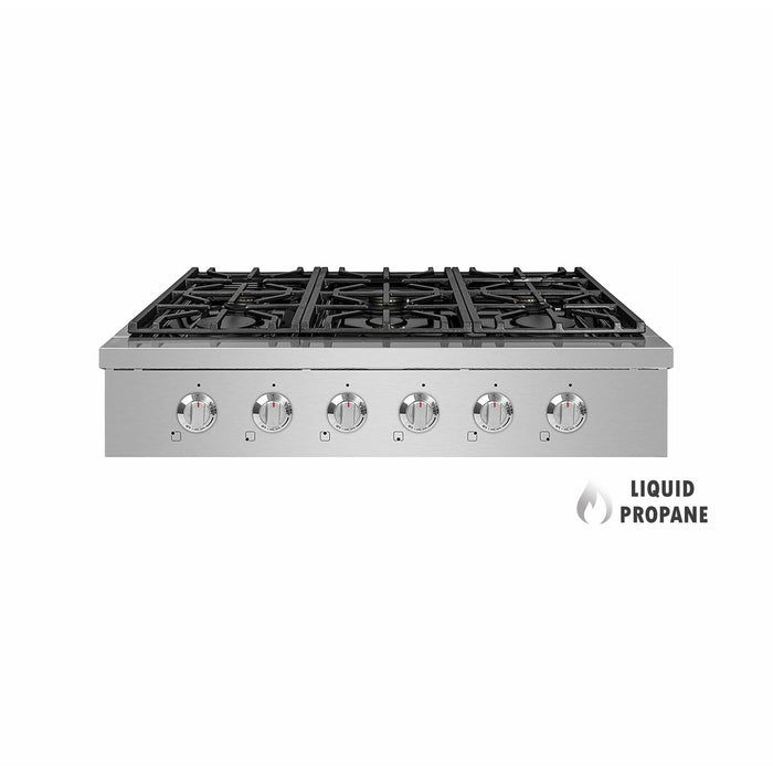 NXR 36" Stainless Steel Pro-Style Natural Gas Cooktop SCT3611