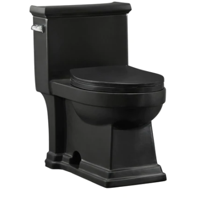 Swiss Madison Voltaire One-Piece Elongated Toilet Side Flush 1.28 GPF - SM-1T114, Matte Black