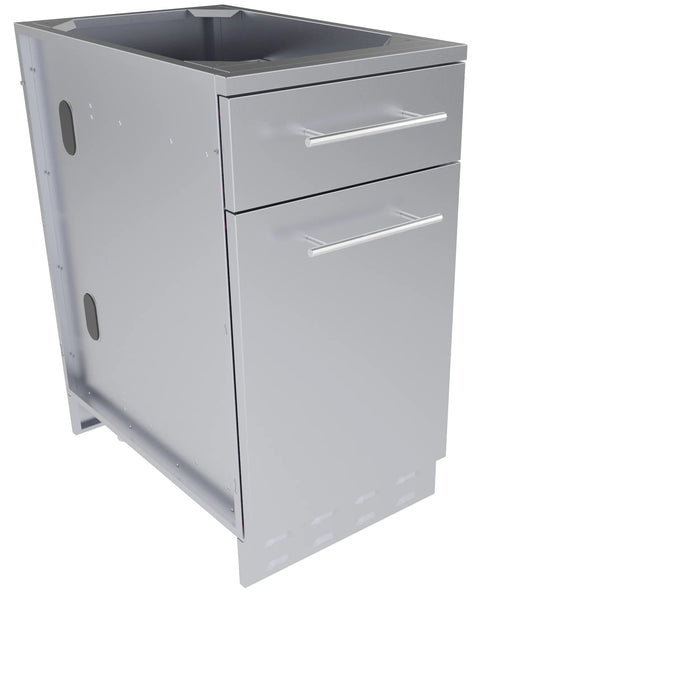 Sunstone 18" Propane/Trash Drawer Combo Cabinet SBC18SLPCD