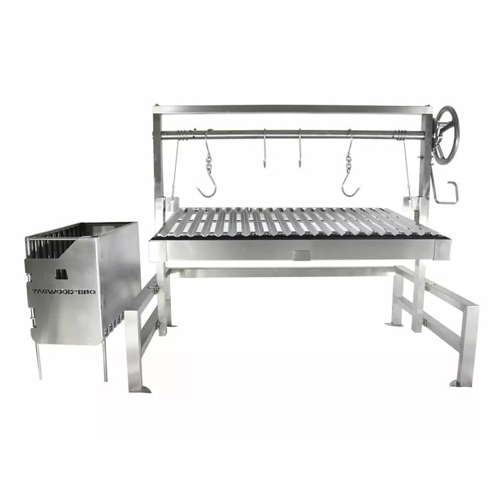 Tagwood Insert Style Argentine Santa Maria Wood Fire & Charcoal Grill without firebricks BBQ09SS-2