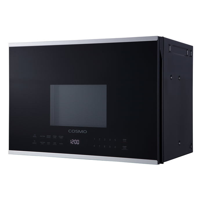 Cosmo 24'' 1.34 cu. ft. Over the Range Microwave in Stainless Steel with Vent Fan COS-2413ORM1SS