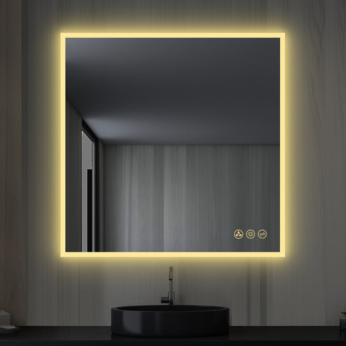 Blossom Beta 36″x36″ LED Mirror with Frosted Sides LED M2 3636