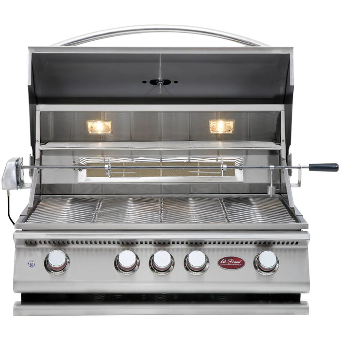 Cal Flame P4 32" Built In 4 Burner Gas Grill BBQ19P04