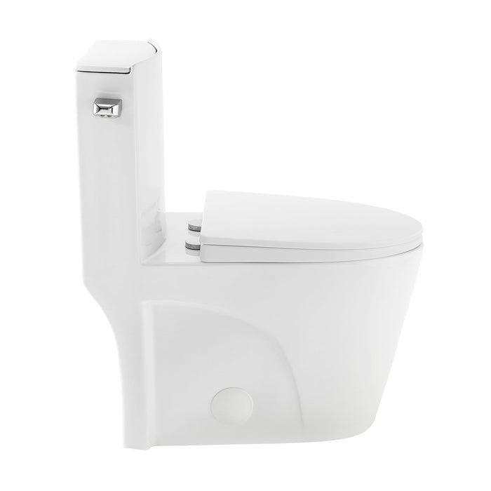 Swiss Madison St. Tropez One-Piece Elongated Toilet Vortex™ Side Flush 1.28 gpf - SM-1T253