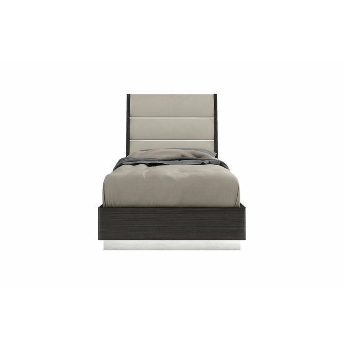 Whiteline Modern Living - Pino Bed Twin BT1752-DGRY/LGRY