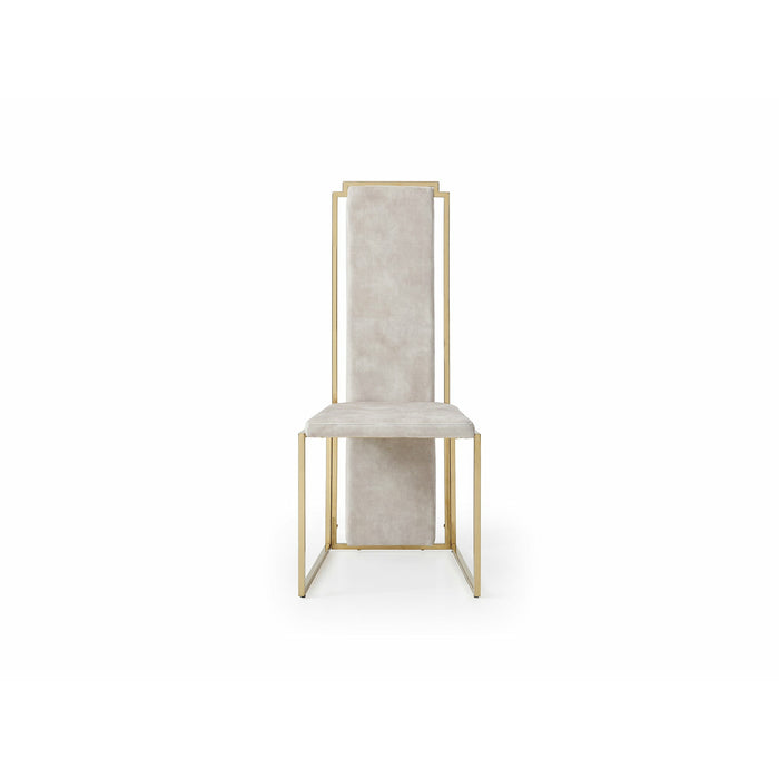 Whiteline Modern Living - Sumo Dining Chair DC1658F-BEI