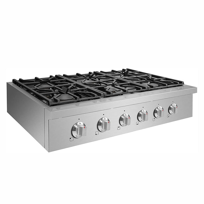 NXR 36" Stainless Steel Pro-Style Natural Gas Cooktop SCT3611