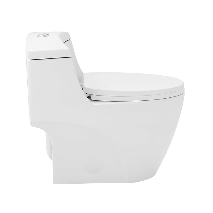 Swiss Madison Manoir One-Piece Elongated Toilet ﻿Dual-Flush﻿ 1.1/1.6gpf - SM-1T203
