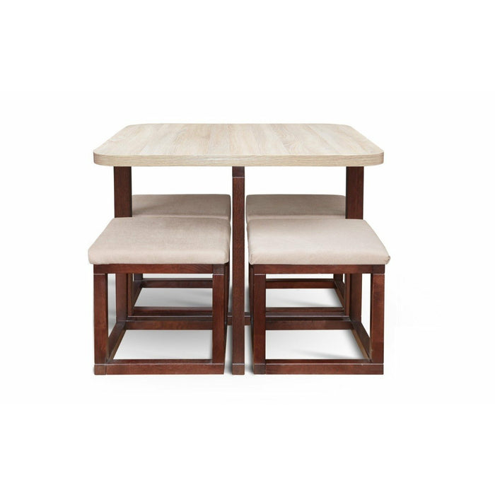Maxima House Mirage - Q Wood Dining Table Set SCANDI097