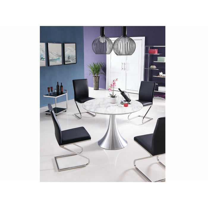 Whiteline Modern Living - Flow Round Dining Table DT1469-WHT