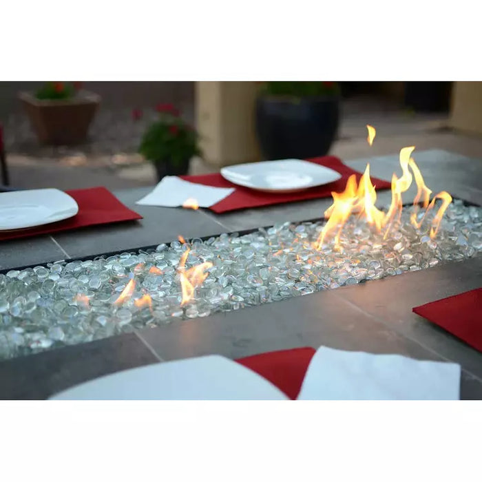 KoKoMo Entertainer Bar Gas Fire Pit Table with Fire Glass Entertainer-FP