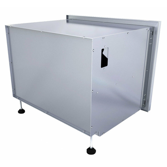 Sunstone Designer Series 30" W Multi-Configurable Double Door Dry Storage Pantry with Shelf & Utility Access DE-DDP30