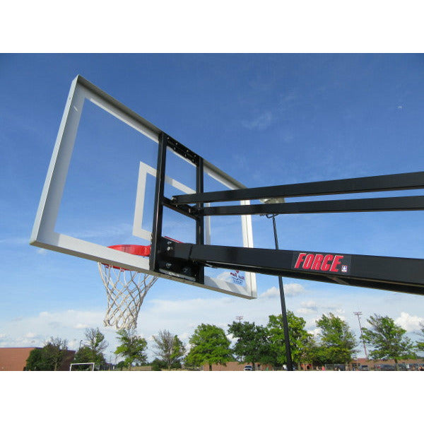 First Team Force III In Ground Adjustable Basketball System