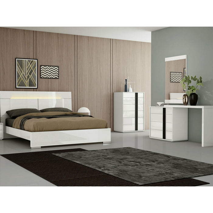 Whiteline Modern Living - Kimberly Single Dresser DR1617S-WHT/BLK