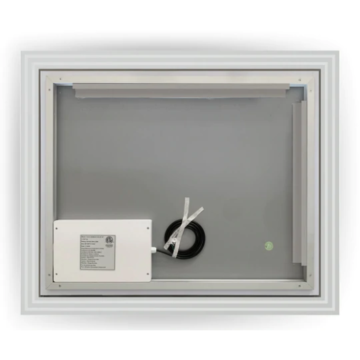 Altair Livorno 36” Rectangle Frameless Modern LED Bathroom Vanity Mirror 742036-LED-NF
