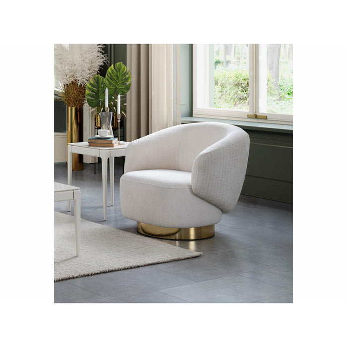 Whiteline Modern Living - Erzin Swivel Accent Chair CH1758F-WHT