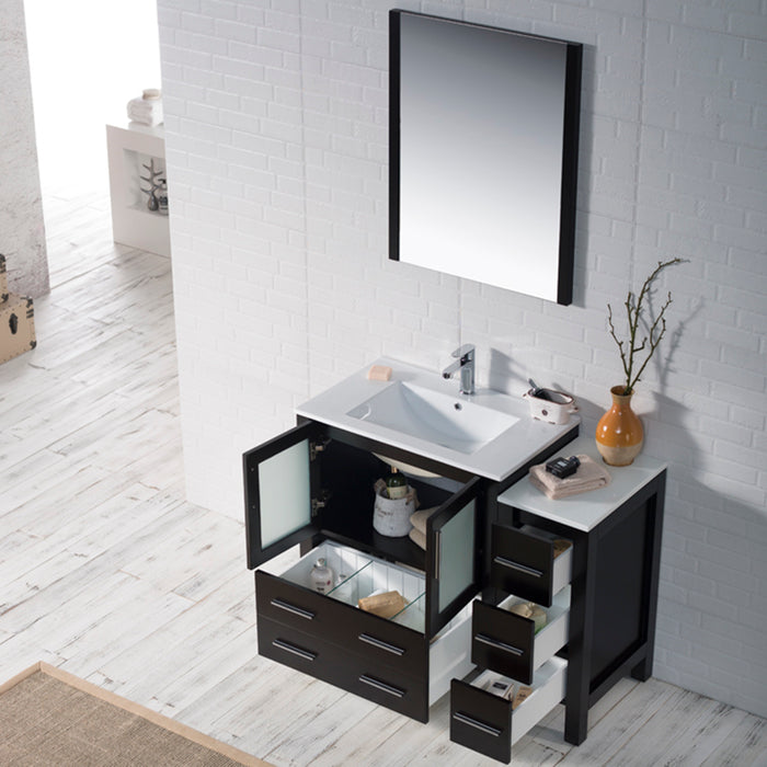 Blossom Sydney 42" Bathroom Vanity with Side Cabinet V8001 42 02