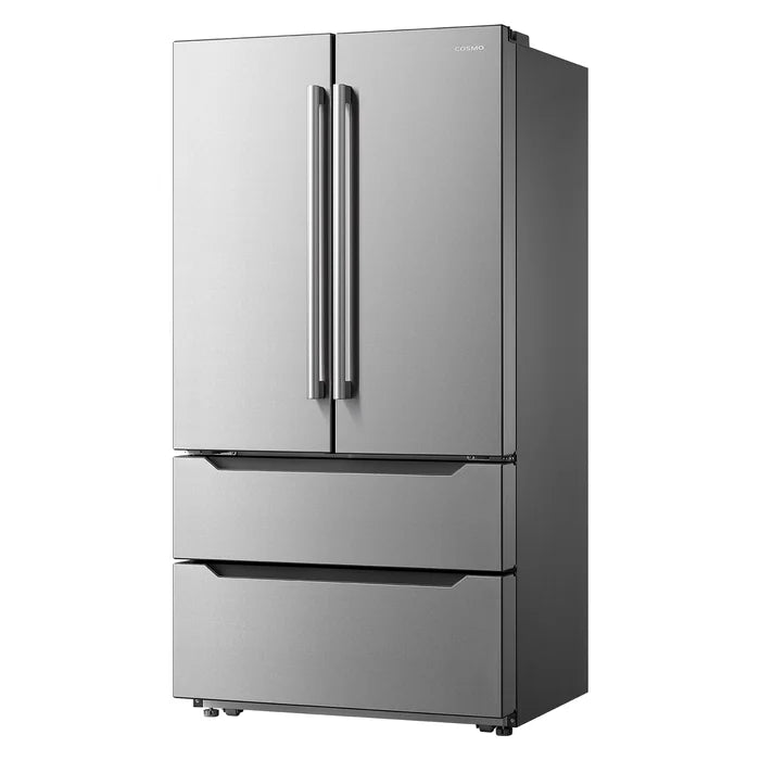 Cosmo 4 Piece, 36" Gas Range 36" Range Hood 24" Dishwasher & Refrigerator COS-4PKG-150