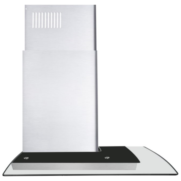 Cosmo 30" Ductless Wall Mount Range Hood in Stainless Steel with LED Lighting and Carbon Filter Kit for Recirculating COS-668A750-DL