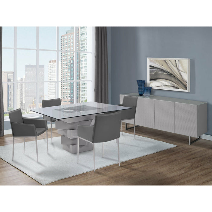 Whiteline Modern Living - Carson Dining Table DT1402-GRY