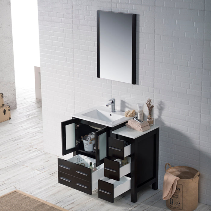Blossom Sydney 36" Bathroom Vanity with Side Cabinet V8001 36S 01