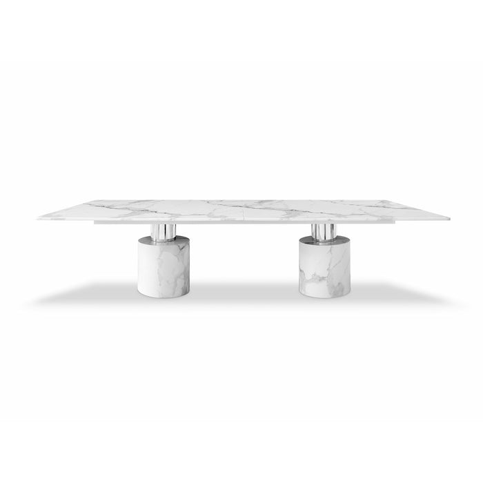 Whiteline Modern Living - Geneva Large Dining Table DT1640XL-WHT