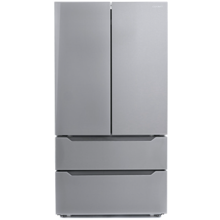 Cosmo 4-Piece, 36" Range, 36" Island Range Hood, 24" Dishwasher and Refrigerator COS-4PKG-076