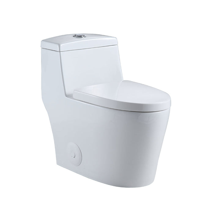 Altair Savona Dual Flush Elongated One-Piece Toilet (Seat Included) T280