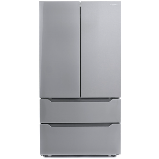 Cosmo 4-Piece, 36" Dual Fuel Range, 36" Range Hood, Dishwasher and Refrigerator COS-4PKG-079