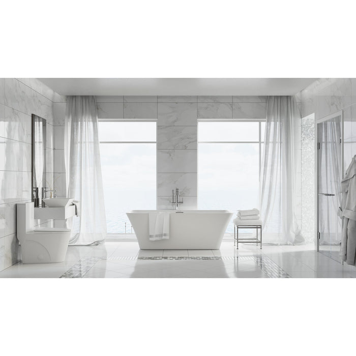 Swiss Madison St. Tropez One-Piece Elongated Toilet, 10" Rough-In 1.1/1.6 gpf - SM-1T274