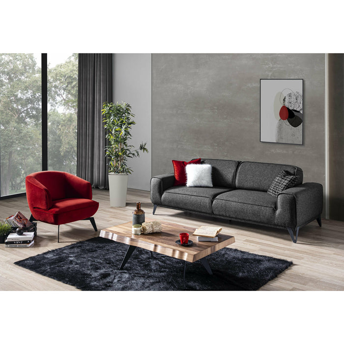 Whiteline Modern Living - Mersin Accent Chair CH1756F-RED